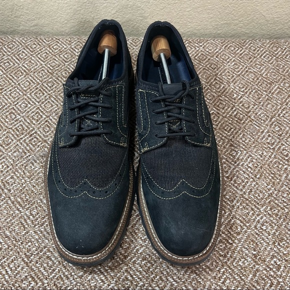 J. MURPHY BY JOHNSTON & MURPHY WINGTIP LACEUP OXFORD COMFORT SHOES SIZE 9.5 EUC - Picture 3 of 10